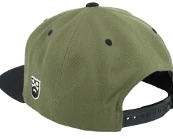 3D Sport Logo Side Patch Olive/Black Snapback