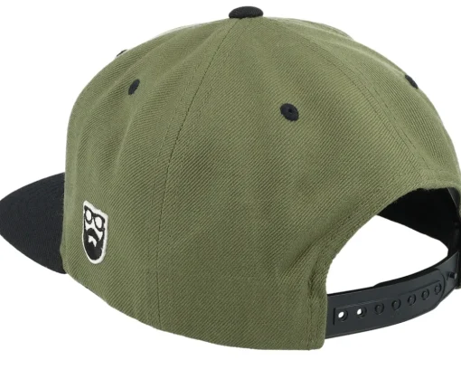 3D Sport Logo Side Patch Olive/Black Snapback