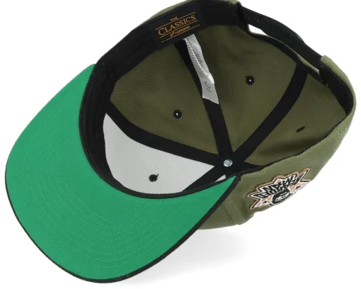 3D Sport Logo Side Patch Olive/Black Snapback
