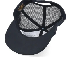 3d Stockholm Orange Letter Script Black Trucker - Hatstore