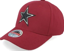 Dallas Cowboys Classic Red Burgundy Adjustable - Mitchell & Ness
