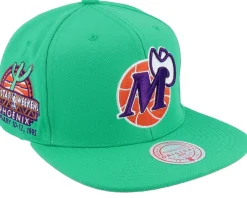 Dallas Mavericks Desert Green Teal Snapback - Mitchell & Ness