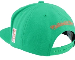 Dallas Mavericks Desert Green Teal Snapback - Mitchell & Ness