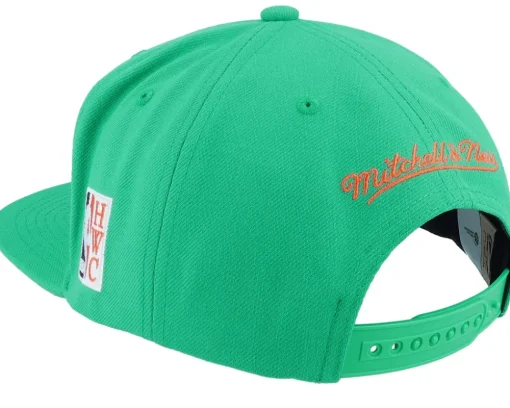 Dallas Mavericks Desert Green Teal Snapback - Mitchell & Ness
