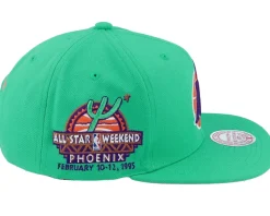 Dallas Mavericks Desert Green Teal Snapback - Mitchell & Ness