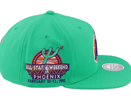 Dallas Mavericks Desert Green Teal Snapback - Mitchell & Ness