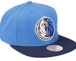 Dallas Mavericks Team 2 Tone 2.0 Royal/Navy Snapback - Mitchell & Ness