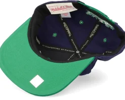 Dallas Mavericks Varsity Letter Blue/Green Snapback - Mitchell & Ness