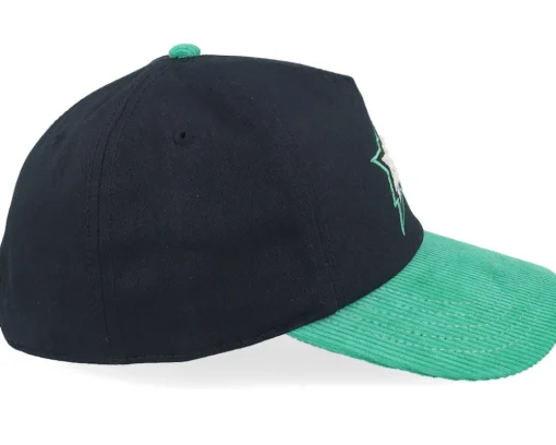 Dallas Stars Burnett Black/Blue Corduroy Dad Cap - American Needle