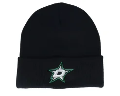 Dallas Stars Terrain Knit Solid Black Cuff - American Needle