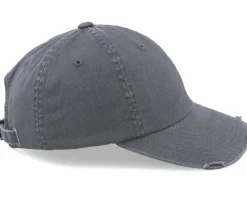 Dark Grey Destroyed Dad Cap - Yupoong