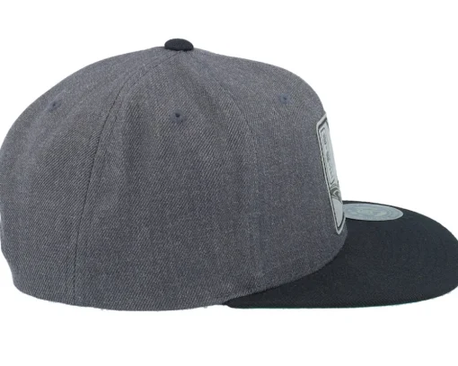 Dark Magician Grey Engraved Charcoal Snapback - Yu-Gi-Oh