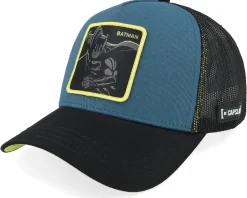 Dc Comics Batman Black/Blue A-Frame Trucker - Capslab