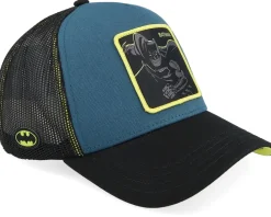 Dc Comics Batman Black/Blue A-Frame Trucker - Capslab