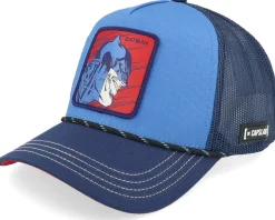 Dc Comics Batman Blue A-Frame Trucker - Capslab