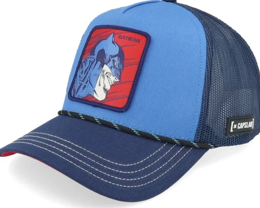 Dc Comics Batman Blue A-Frame Trucker - Capslab