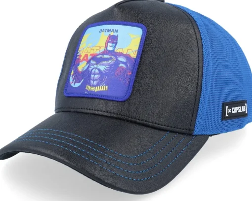 Dc Comics Batman Blue/Black A-Frame Trucker - Capslab