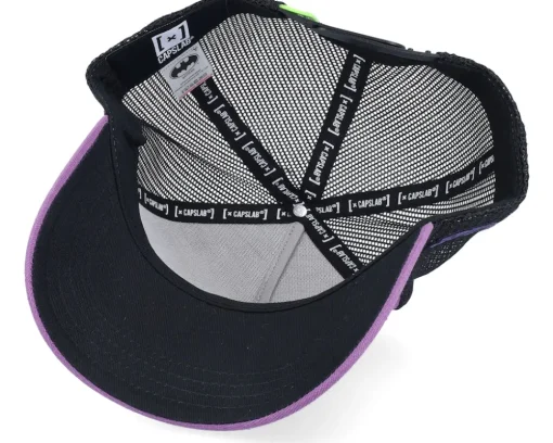 Dc Comics Joker Black/Purple A-Frame Trucker - Capslab