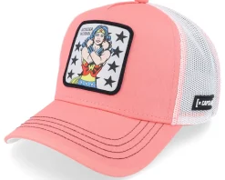 DC Comics Wonder Woman Pink/White Trucker - Capslab