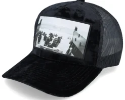 D-day Battle Of Normandy Black A-frame Trucker - Calza Pennello