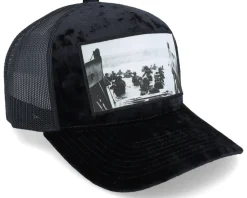 D-day Battle Of Normandy Black A-frame Trucker - Calza Pennello