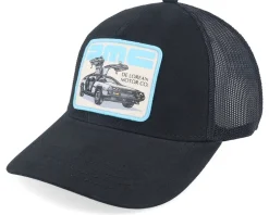 De Lorean Mc Twill Valin Patch Black Trucker - American Needle