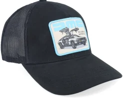 De Lorean Mc Twill Valin Patch Black Trucker - American Needle