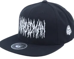 Death Metal Logo Black A-frame Adjustable - Bearded Man