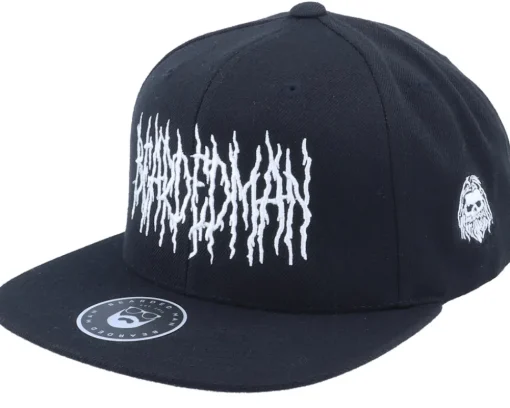 Death Metal Logo Black A-frame Adjustable - Bearded Man