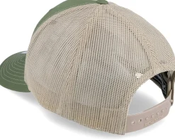 Deer Shield Patch 112fp Split Army Olive/Tan Trucker - Wild Spirit