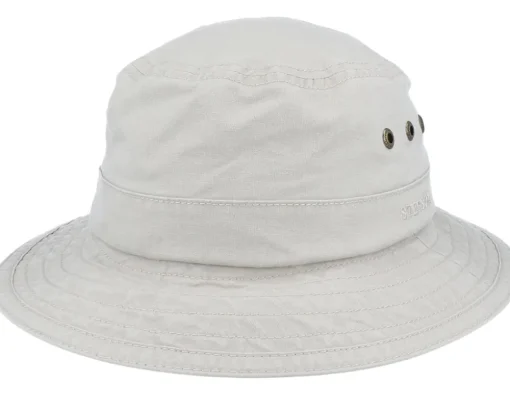 Delave Organic Cotton Beige Bucket - Stetson