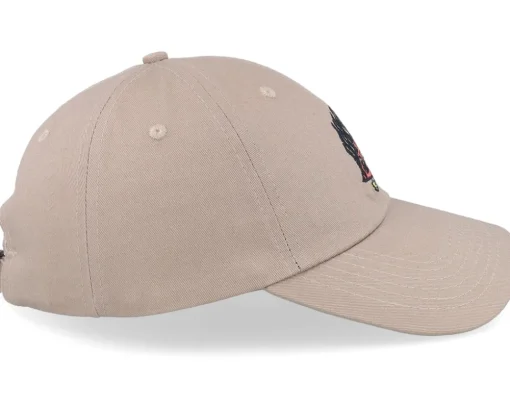 Delfino Devil Mask Taupe Dad Cap - Santa Cruz