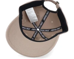 Delfino Devil Mask Taupe Dad Cap - Santa Cruz