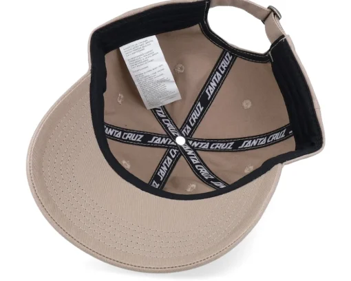 Delfino Devil Mask Taupe Dad Cap - Santa Cruz