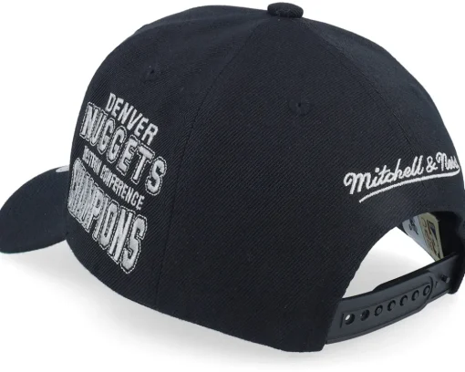 Denver Nuggets Beautiful Chaos Pro Cap Hwc Black Adjustable - Mitchell & Ness
