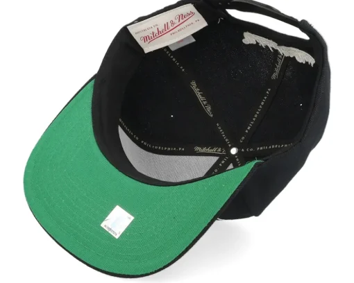Denver Nuggets Line Work Denver Nuggets Black Snapback - Mitchell & Ness