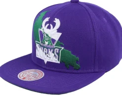 Denver Nuggets Paint By Number Hwc Blue Snapback - Mitchell & Ness