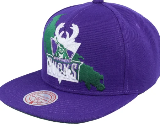 Denver Nuggets Paint By Number Hwc Blue Snapback - Mitchell & Ness
