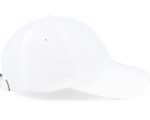 Destroyed White Dad Cap - Yupoong
