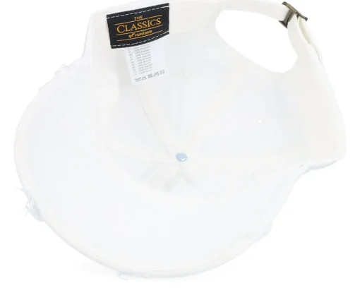 Destroyed White Dad Cap - Yupoong