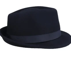 Detroit Black Trilby Hat - Jaxon & James
