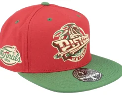 Detroit Pistons Nightmare Red/Green Fitted - Mitchell & Ness