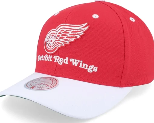 Detroit Red Wings All In 2.0 Pro Red/Yellow Adjustable - Mitchell & Ness