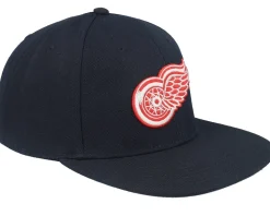 Detroit Red Wings Archive 400 Black Snapback - American Needle