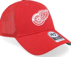 Detroit Red Wings Branson Mvp Red/White Trucker - 47 Brand