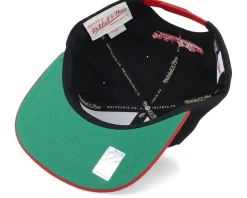 Detroit Red Wings Crooked Path Black Snapback - Mitchell & Ness
