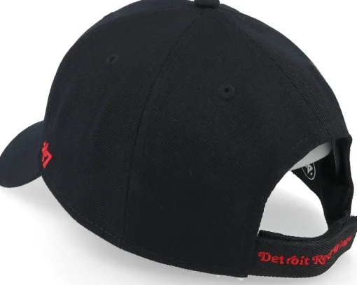 Detroit Red Wings Mvp Black Adjustable - 47 Brand