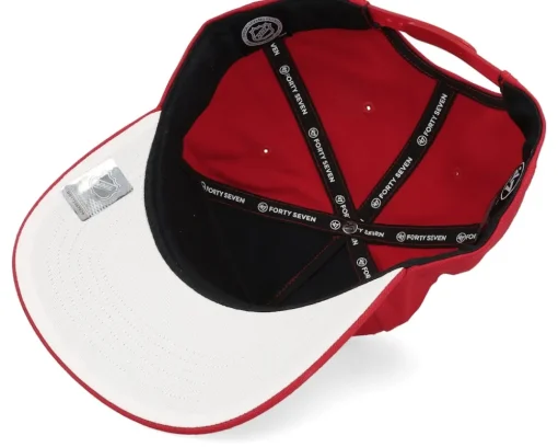 Detroit Red Wings Roscoe 47 Hitch Cap Red A-frame Adjustable - 47 Brand