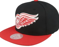 Detroit Red Wings Team 2 Tone 2.0 Black/Red Snapback - Mitchell & Ness