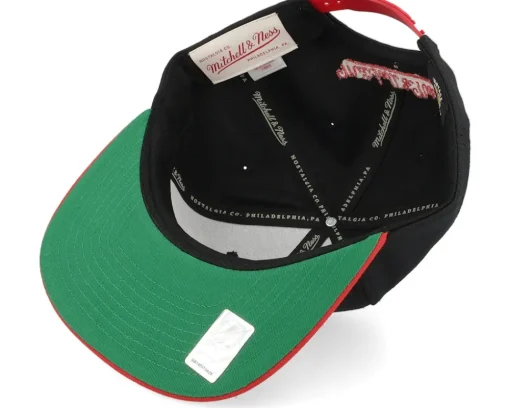 Detroit Red Wings Team 2 Tone 2.0 Black/Red Snapback - Mitchell & Ness